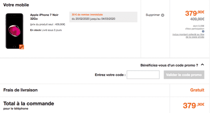 Code Promo Orange: 250€ de remise en Juin 2024